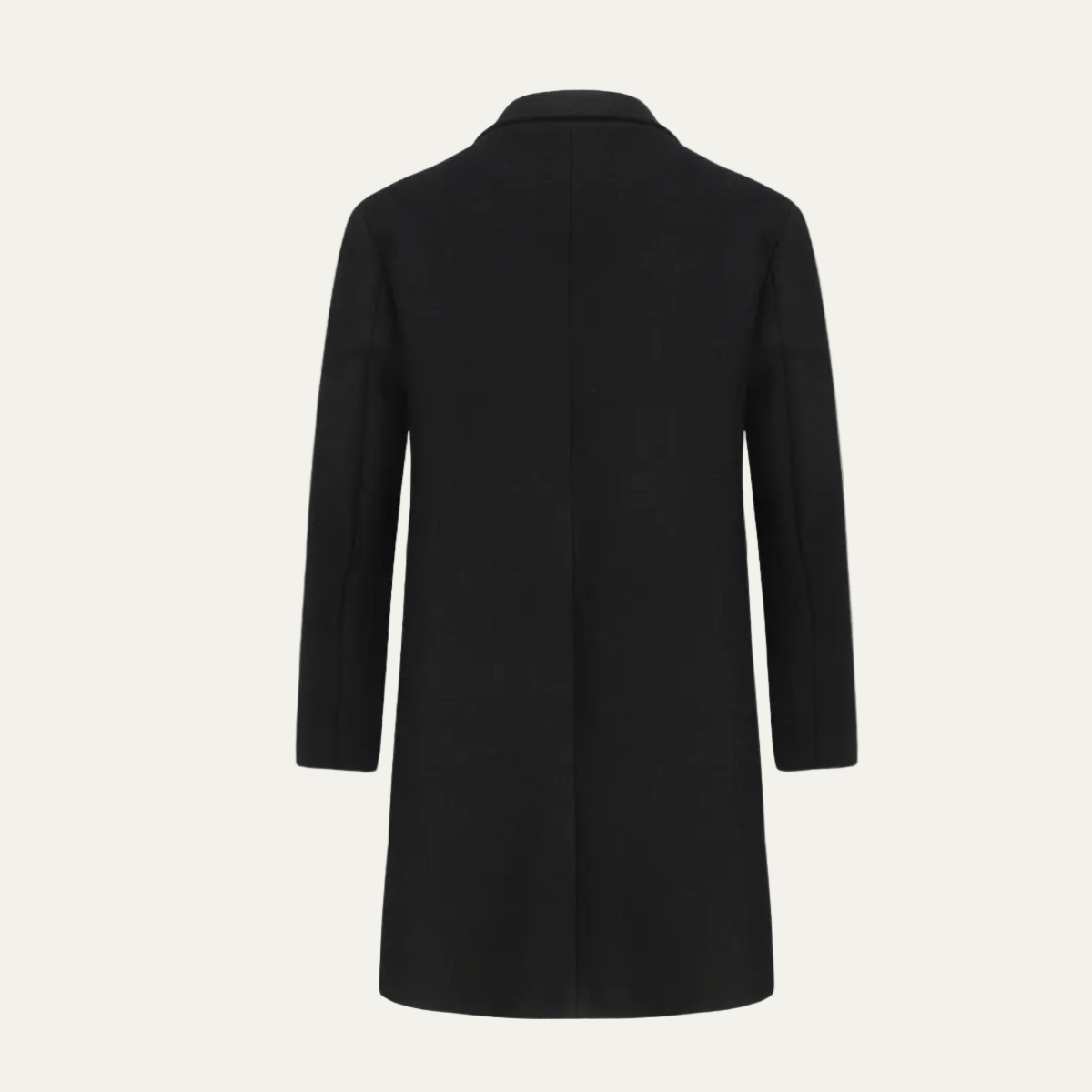 VogeLuxe | Manteau long croisé en laine pour homme 1