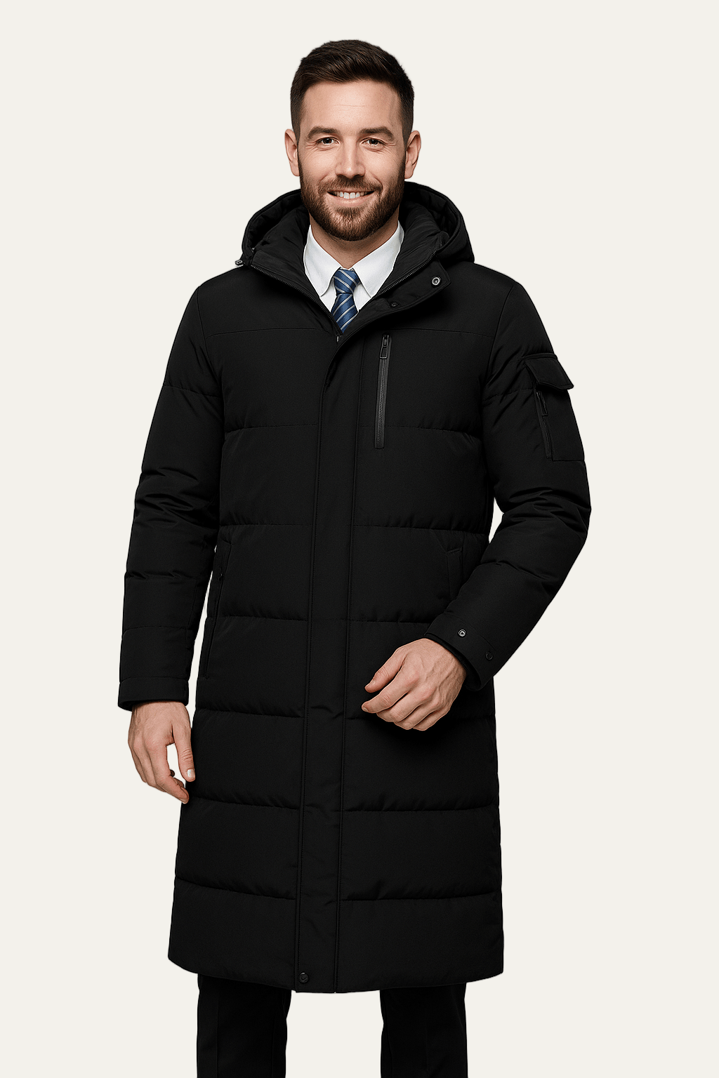 Manteau Homme Hiver Long et Chauffant - PanierRoyale