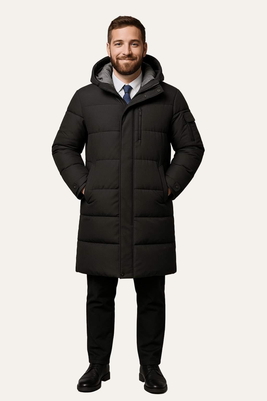 VogeLuxe | Manteau long d'hiver pour homme 1