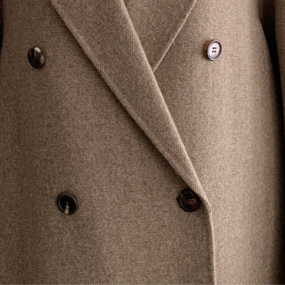 VogeLuxe | Manteau long élégant croisé pour femme 3