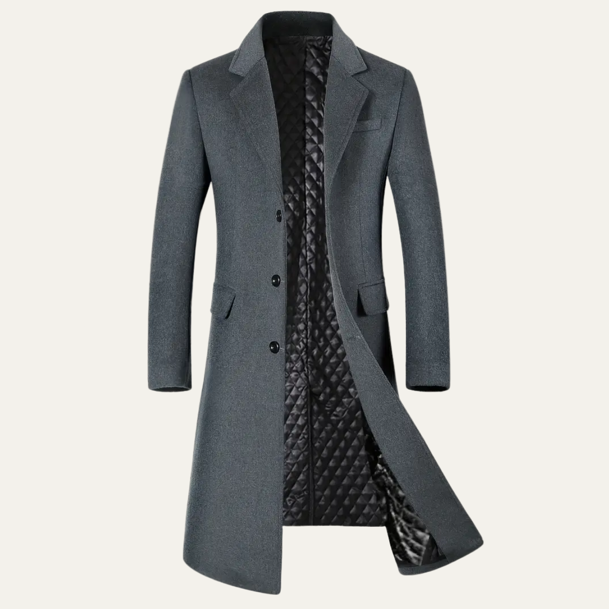 Manteau homme long chauffant et imperméable - PanierRoyale