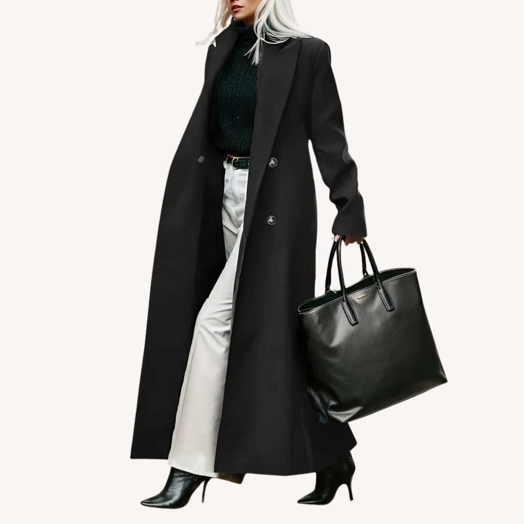 VogeLuxe | Manteau long spectaculaire pour femme 1