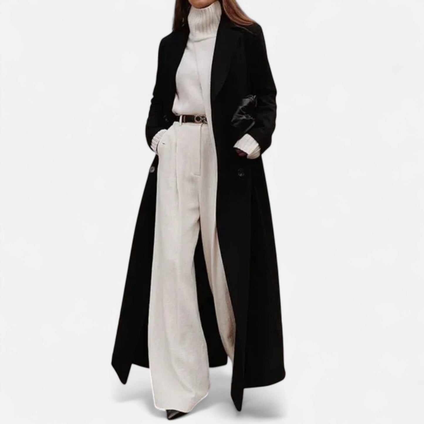VogeLuxe | Manteau long tailleur pour femme 0