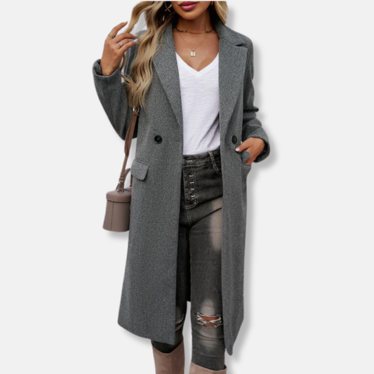 Manteau Femme Long Chic et Élégant - PanierRoyale