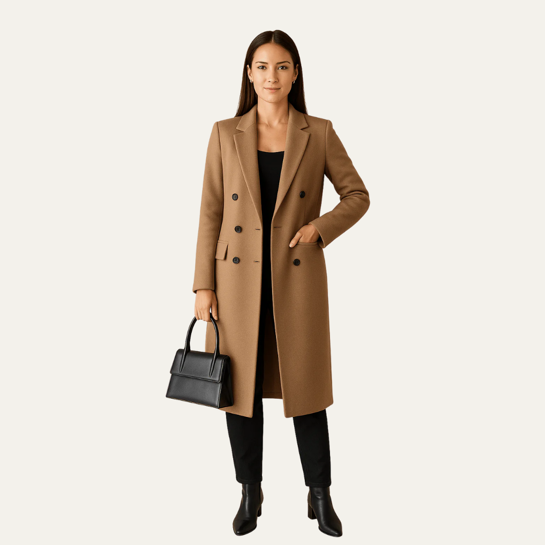 VogeLuxe | Manteau long tailleur pour femme 1