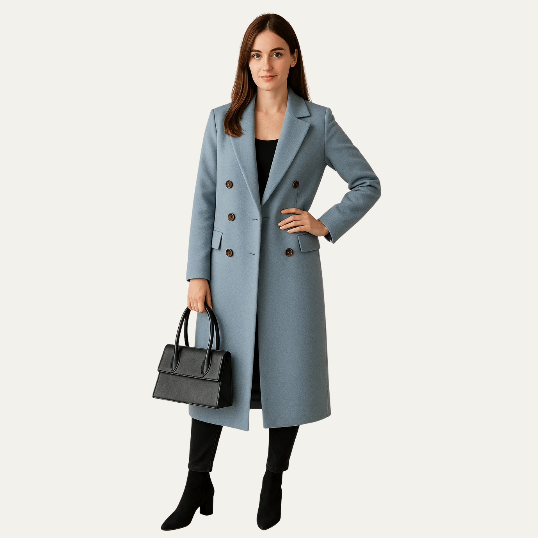 VogeLuxe | Manteau long tailleur pour femme 3
