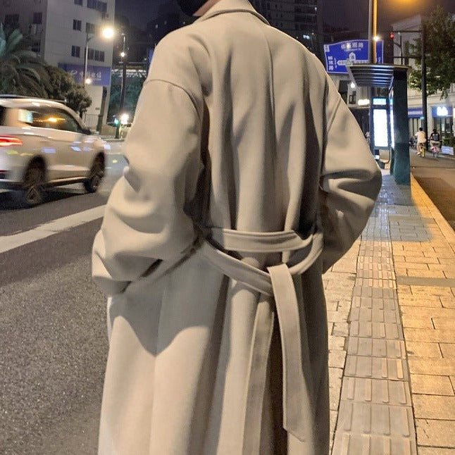 VogeLuxe | Manteau long trench pour homme 3