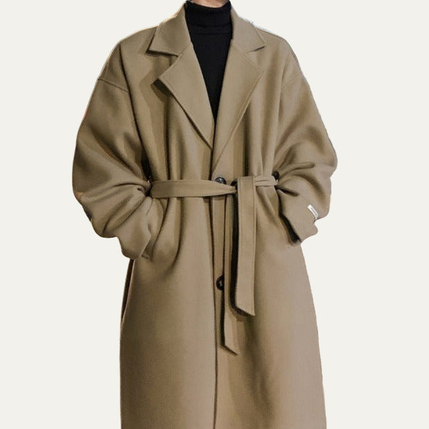 VogeLuxe | Manteau long trench pour homme 4