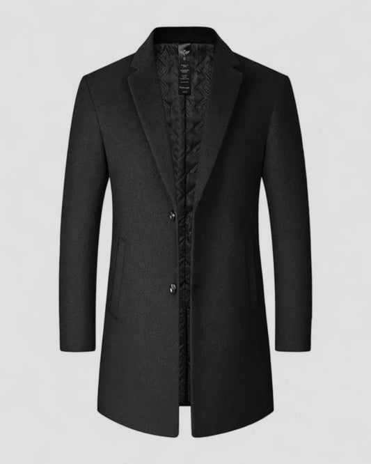 VogeLuxe | Manteau matelassé sur mesure pour homme, deux boutons 0