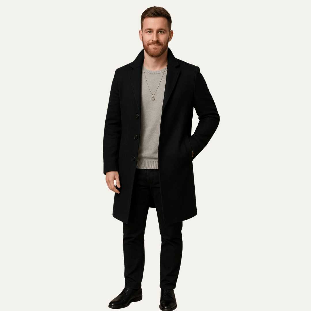 VogeLuxe | Manteau mi-cuisse sur mesure pour homme 0