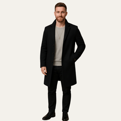 VogeLuxe | Manteau mi-cuisse sur mesure pour homme 0