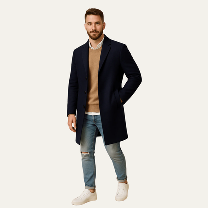 VogeLuxe | Manteau mi-cuisse sur mesure pour homme 2