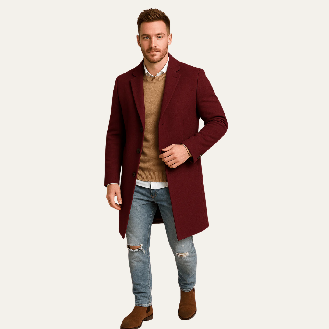 VogeLuxe | Manteau mi-cuisse sur mesure pour homme 3