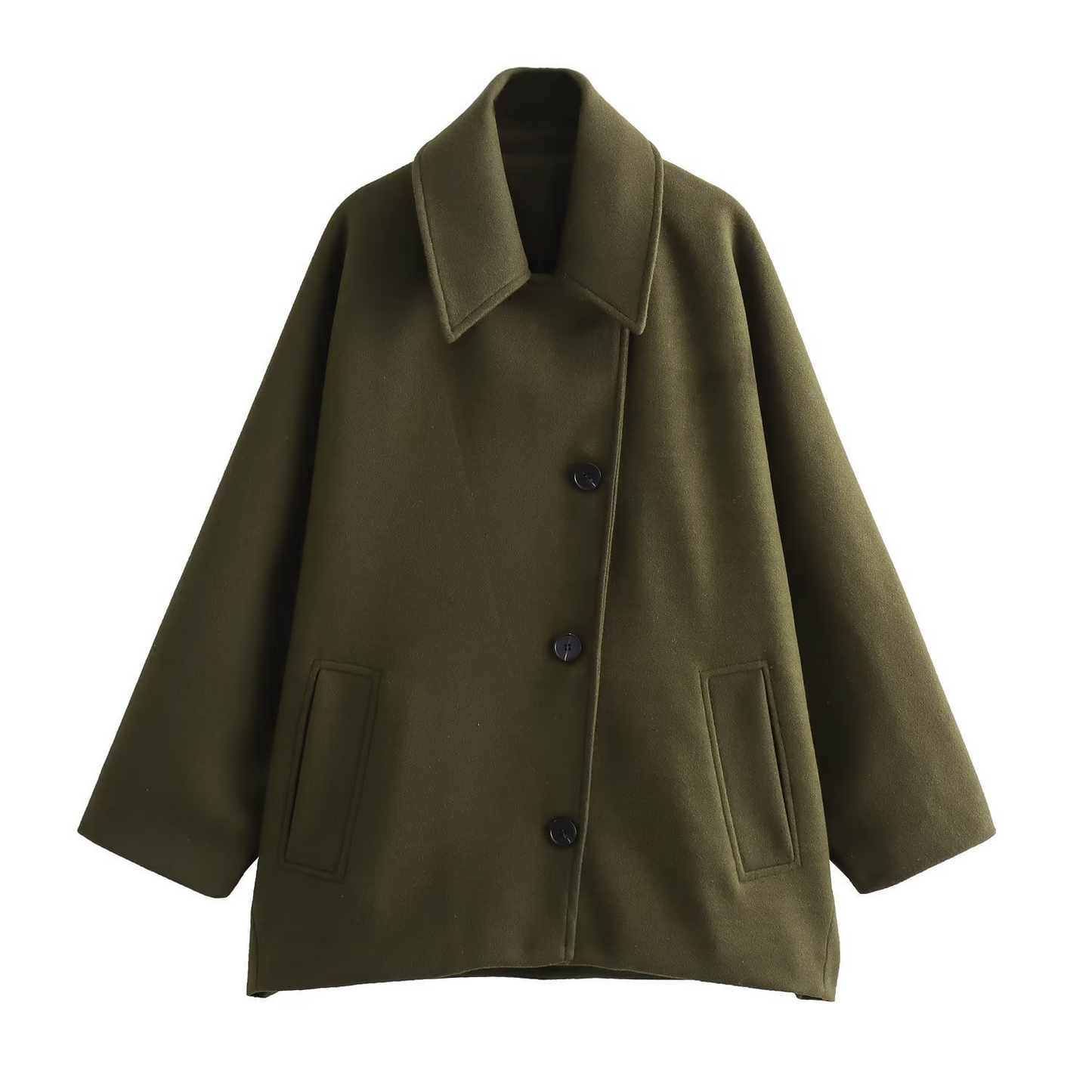 VogeLuxe | Manteau oversize à la coupe carrée pour femme 1
