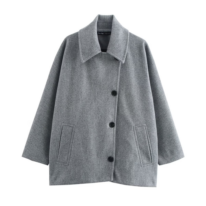 Manteau oversize à la coupe carrée - vue 4