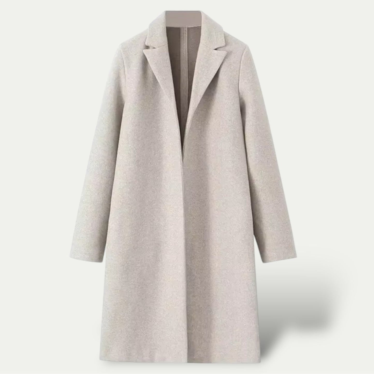 VogeLuxe | Manteau raffiné pour femme, longueur genou 3
