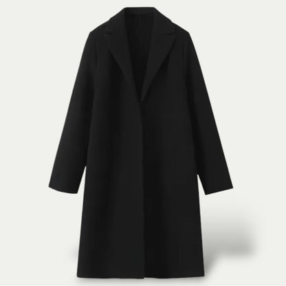 VogeLuxe | Manteau raffiné pour femme, longueur genou 4