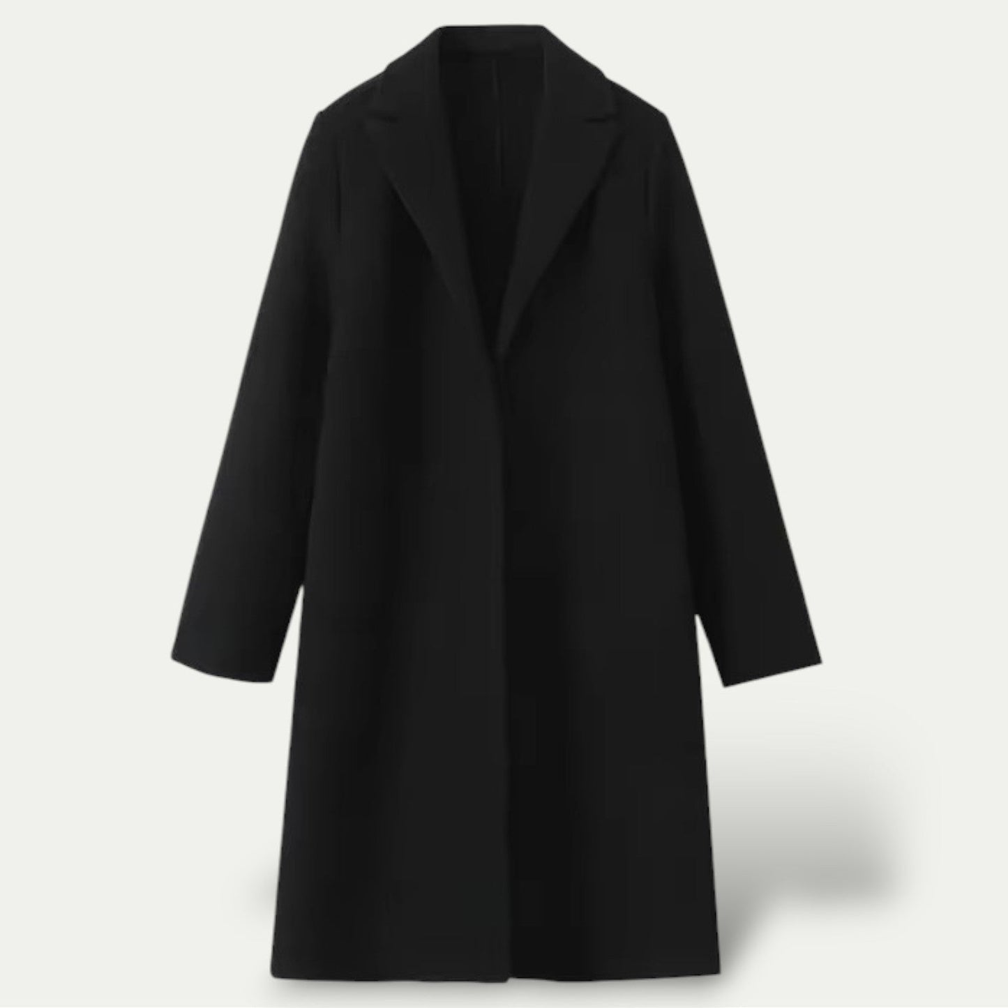 Manteau Femme Élégant Long au Genou
