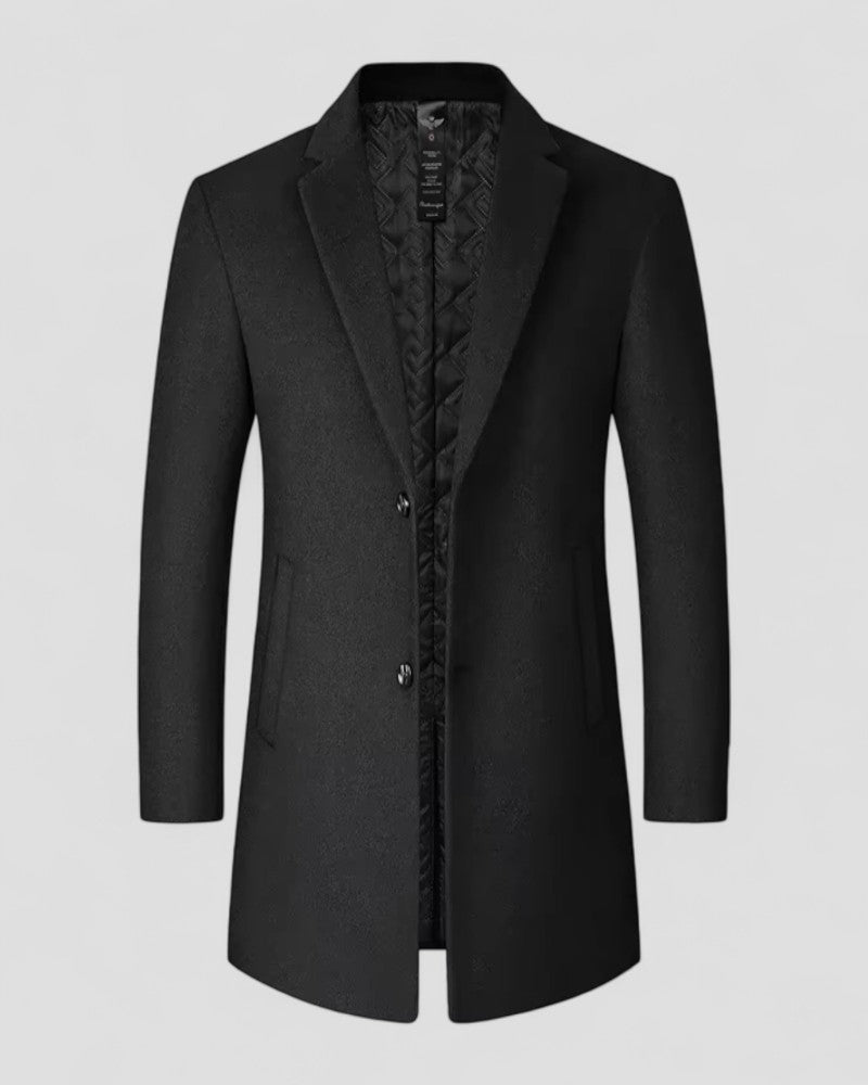 VogeLuxe | Manteau sur mesure matelassé pour homme, coupe slim 0