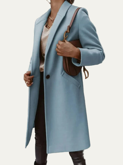 Manteau Femme Classique à Simple Bouton