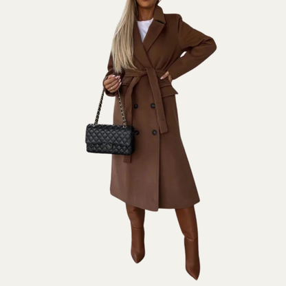 VogeLuxe | Manteau tailleur pour femme à revers crantés 2