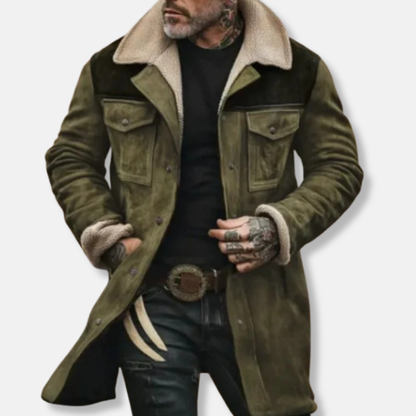 Manteau parka homme imperméable avec capuche et doublure polaire