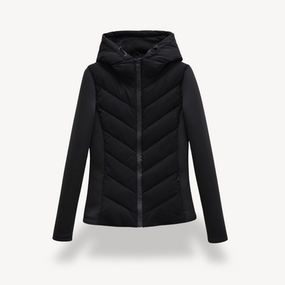 VogeLuxe | Parka d'hiver à capuche slim pour femme 2