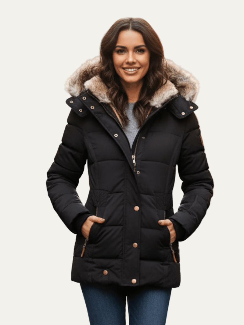 Parka Femme Hiver Taille Cintrée et Élégante - PanierRoyale