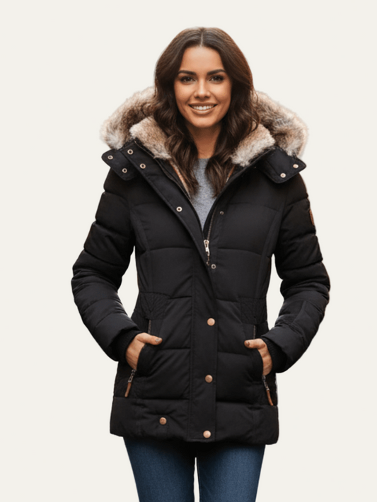 Parka Femme Hiver Taille Cintrée et Élégante - PanierRoyale