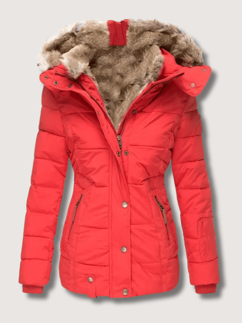 VogeLuxe | Parka d'hiver à taille cintrée pour femme 3