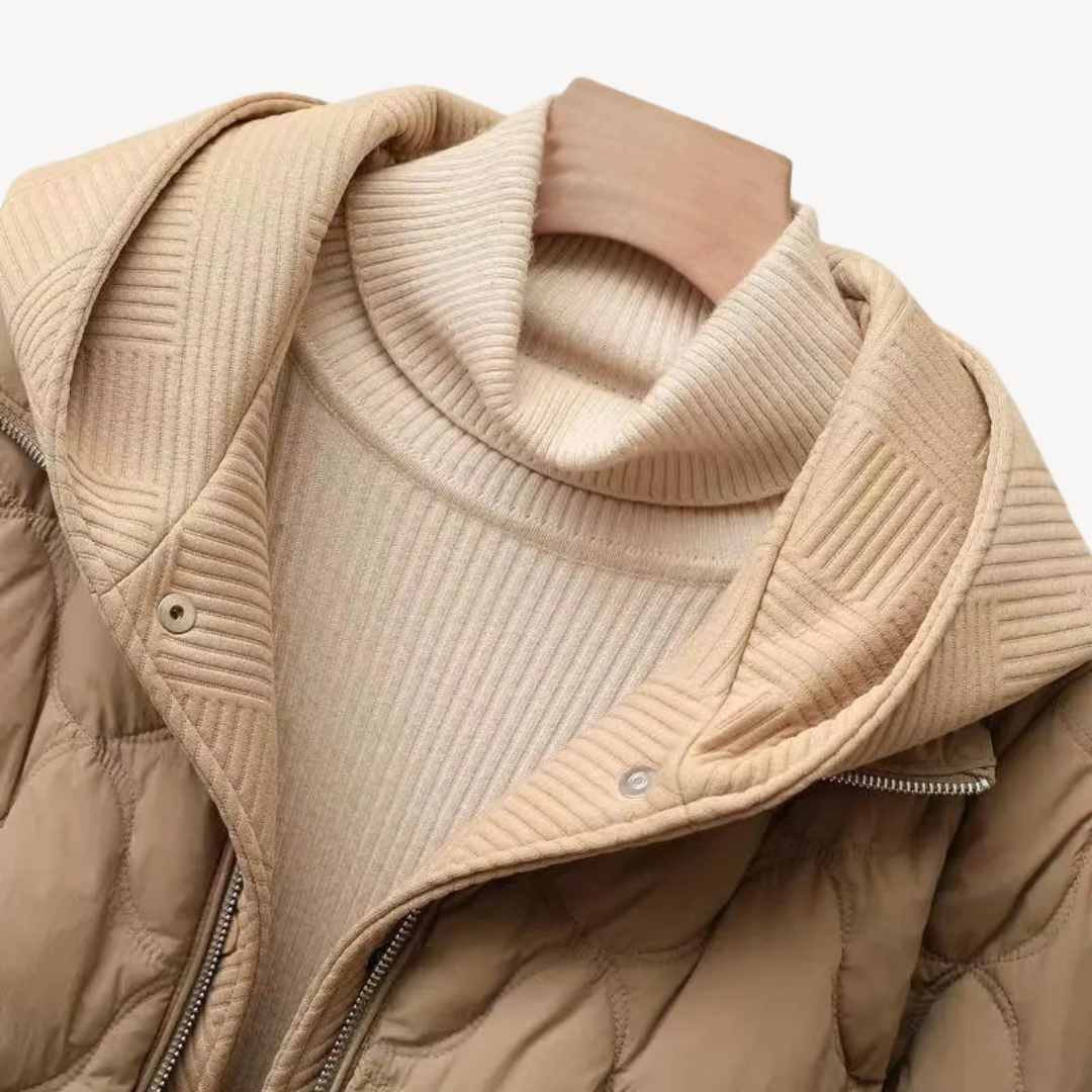 VogeLuxe | Parka d'hiver chaude à capuche pour femme 3