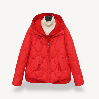 VogeLuxe | Parka d'hiver chaude à capuche pour femme 4