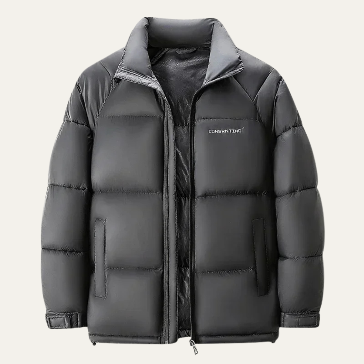 VogeLuxe | Parka d'hiver chaude à col montant classique pour homme 0