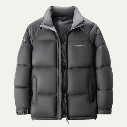 VogeLuxe | Parka d'hiver chaude à col montant classique pour homme 0