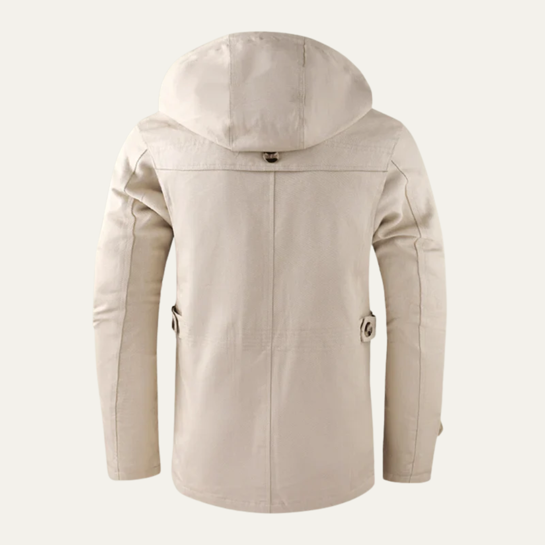 VogeLuxe | Parka d'hiver courte utilitaire pour homme 1