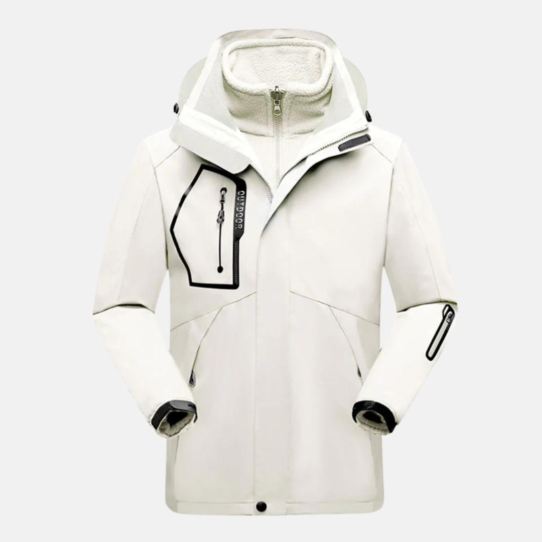 Doudoune Hiver Femme 3 en 1 Imperméable - PanierRoyale