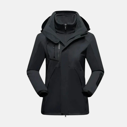 Doudoune Hiver Femme 3 en 1 Imperméable