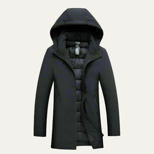 VogeLuxe | Parka d'hiver pour homme avec capuche intégrée 0