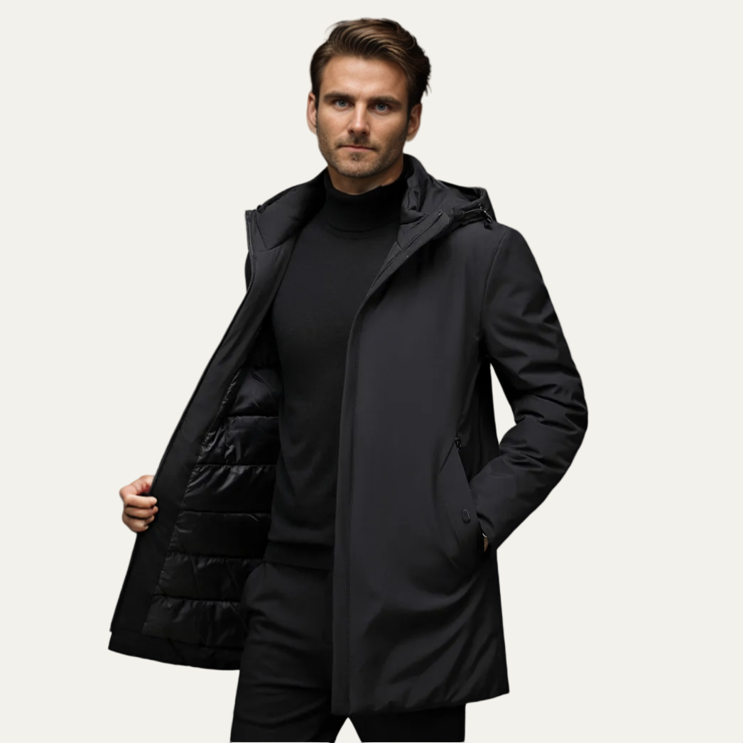 VogeLuxe | Parka d'hiver pour homme avec capuche intégrée 2
