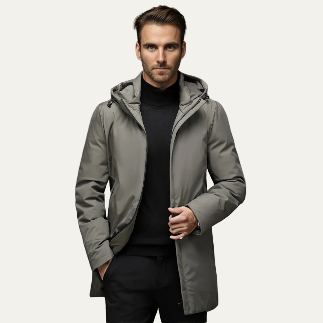 VogeLuxe | Parka d'hiver pour homme avec capuche intégrée 4
