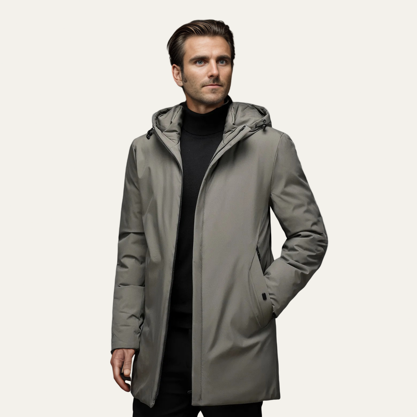 VogeLuxe | Parka d'hiver pour homme avec capuche intégrée 5