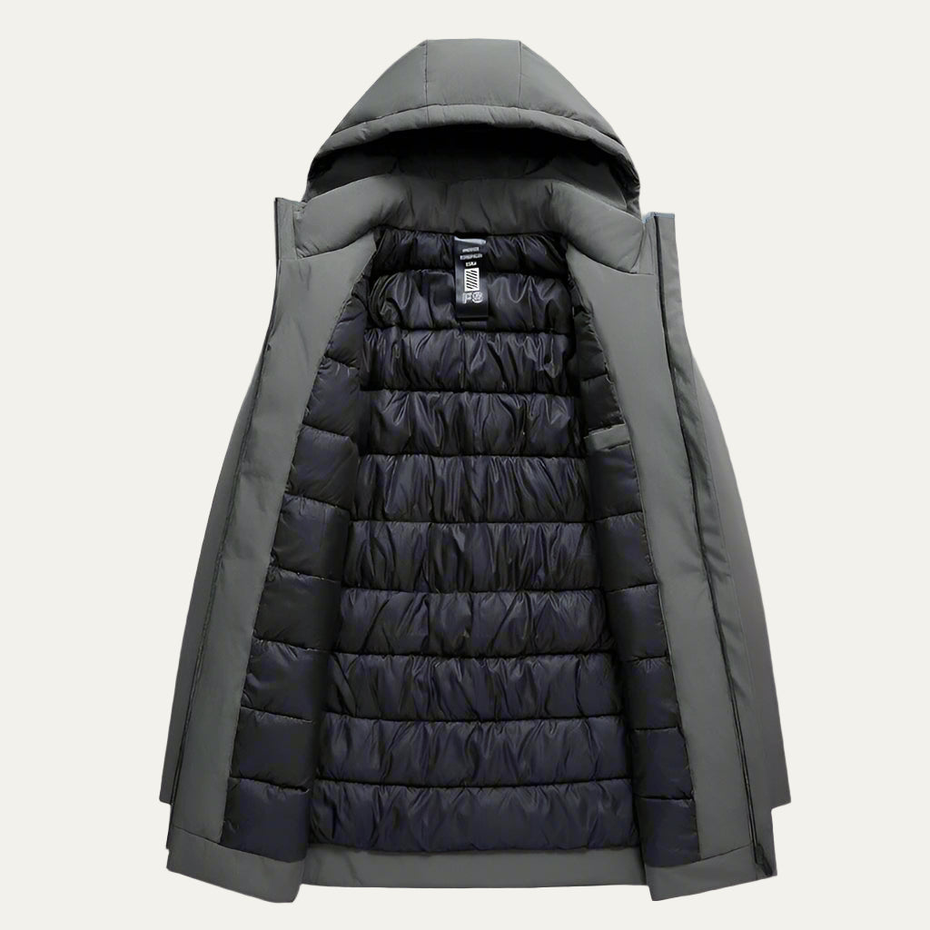 VogeLuxe | Parka d'hiver pour homme avec capuche intégrée 7