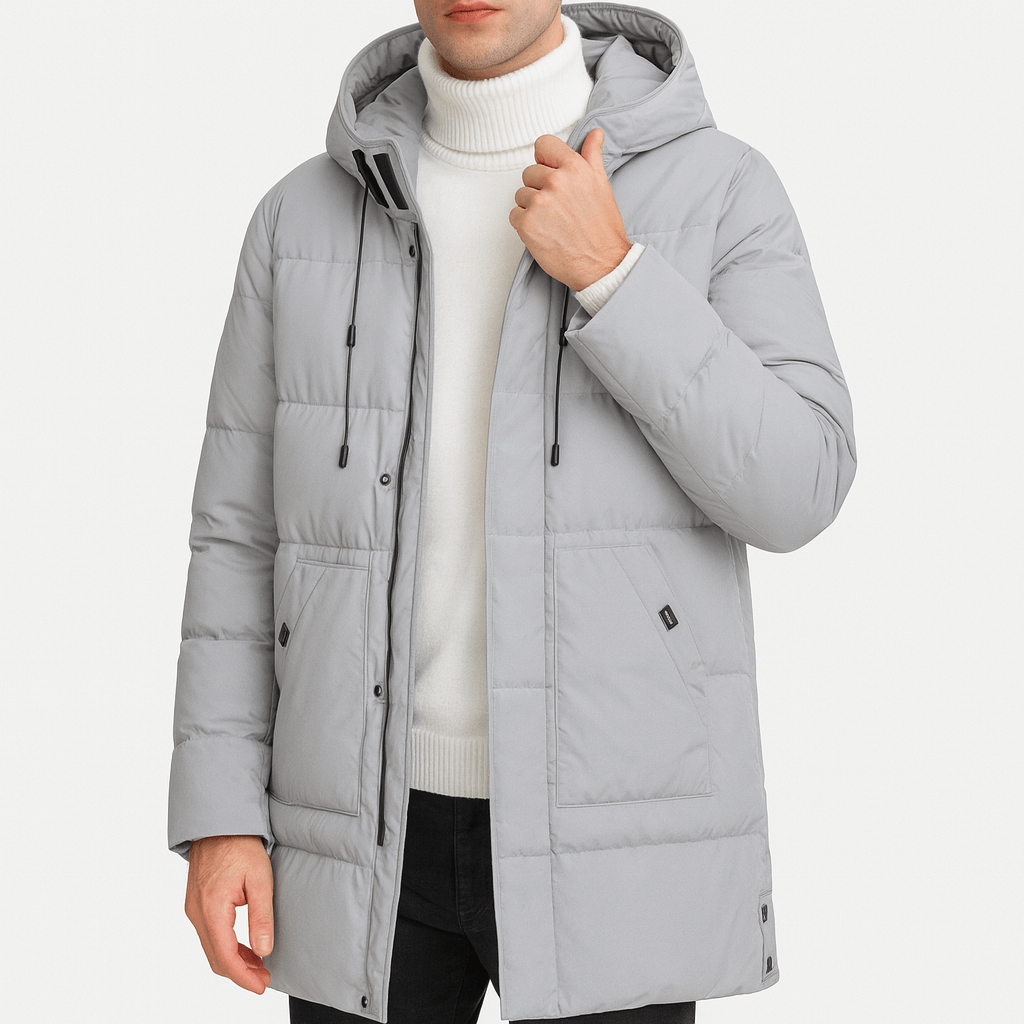 VogeLuxe | Parka longue isolante pour homme 1