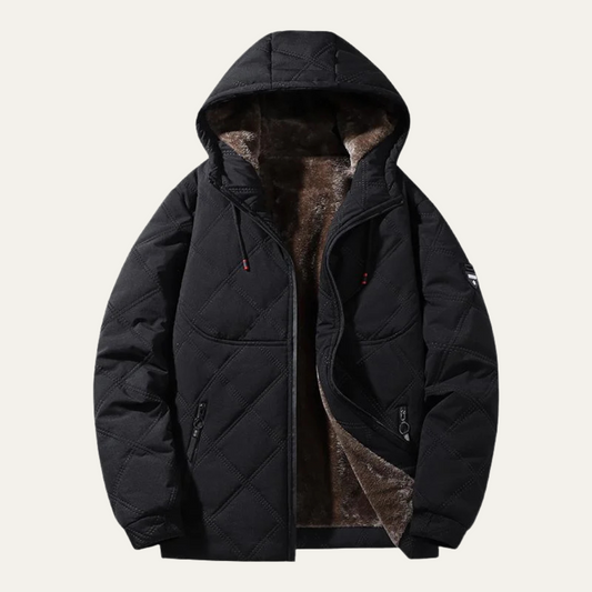 Doudoune Homme Hiver à Capuche avec Doublure Polaire - PanierRoyale