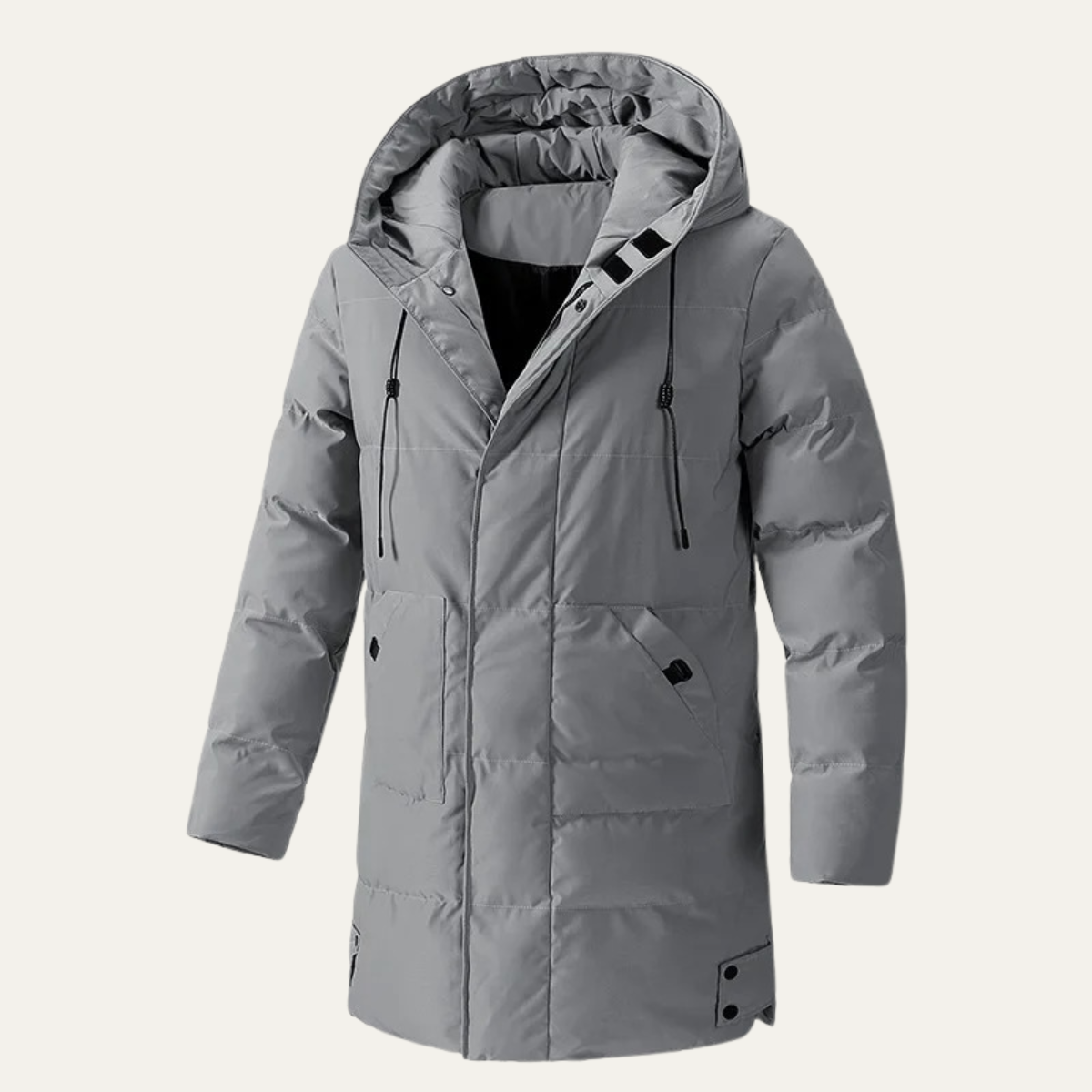 Parka homme longue et chaud matelassée hiver - PanierRoyale