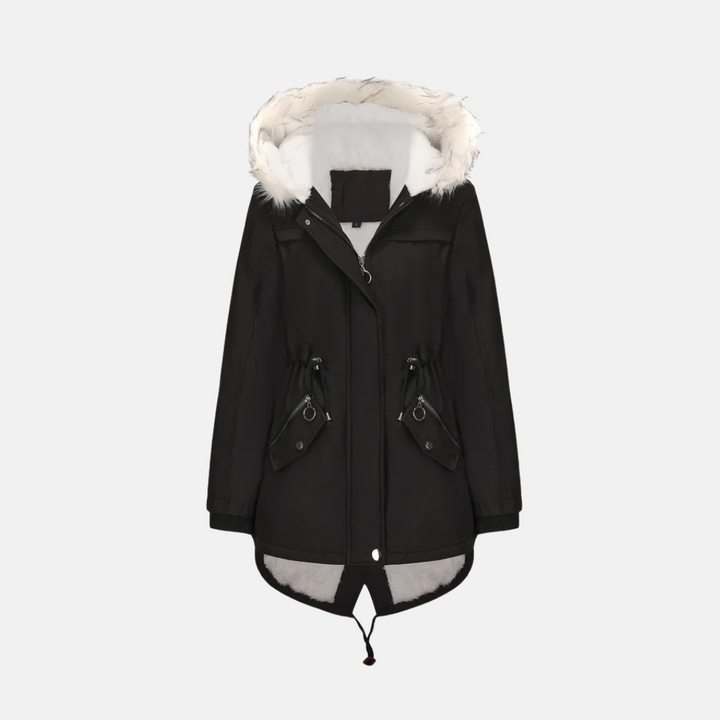 Parka mi-longue chaude à Capuche - vue 2