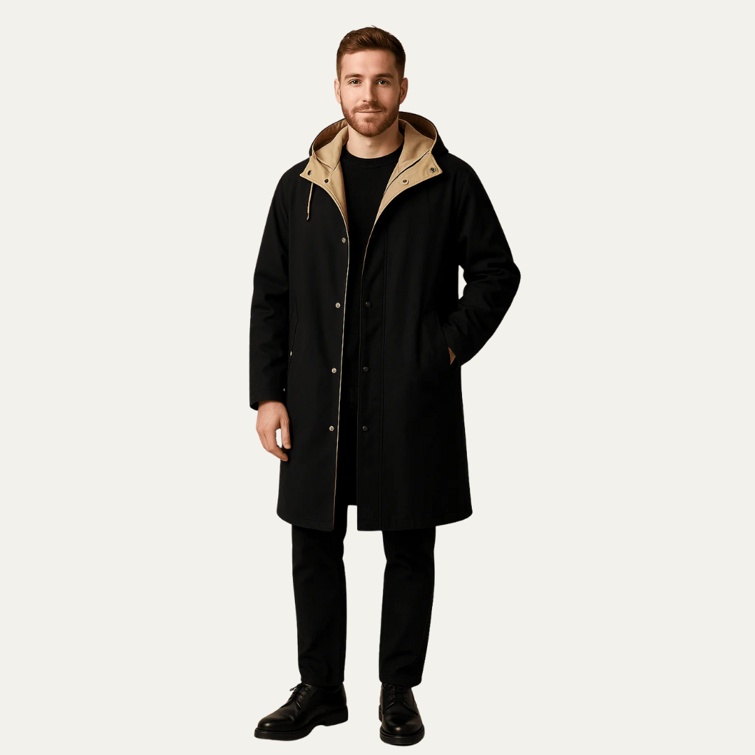 VogeLuxe | Parka minimaliste pour homme, adaptée à toutes les conditions climatiques 0