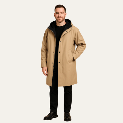 Parka Homme Imperméable et Chaude pour Hiver
