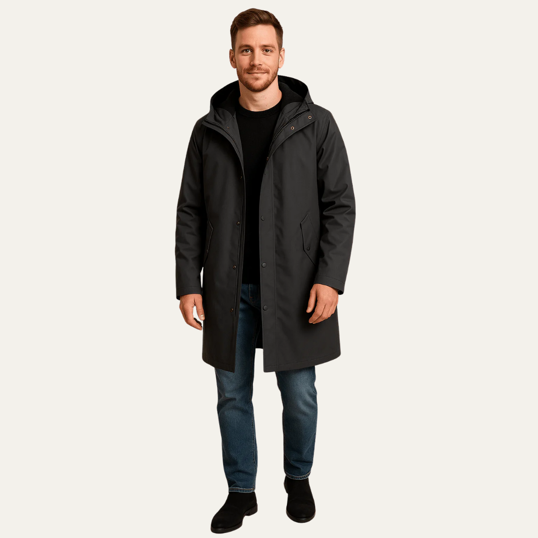 VogeLuxe | Parka minimaliste pour homme, adaptée à toutes les conditions climatiques 2