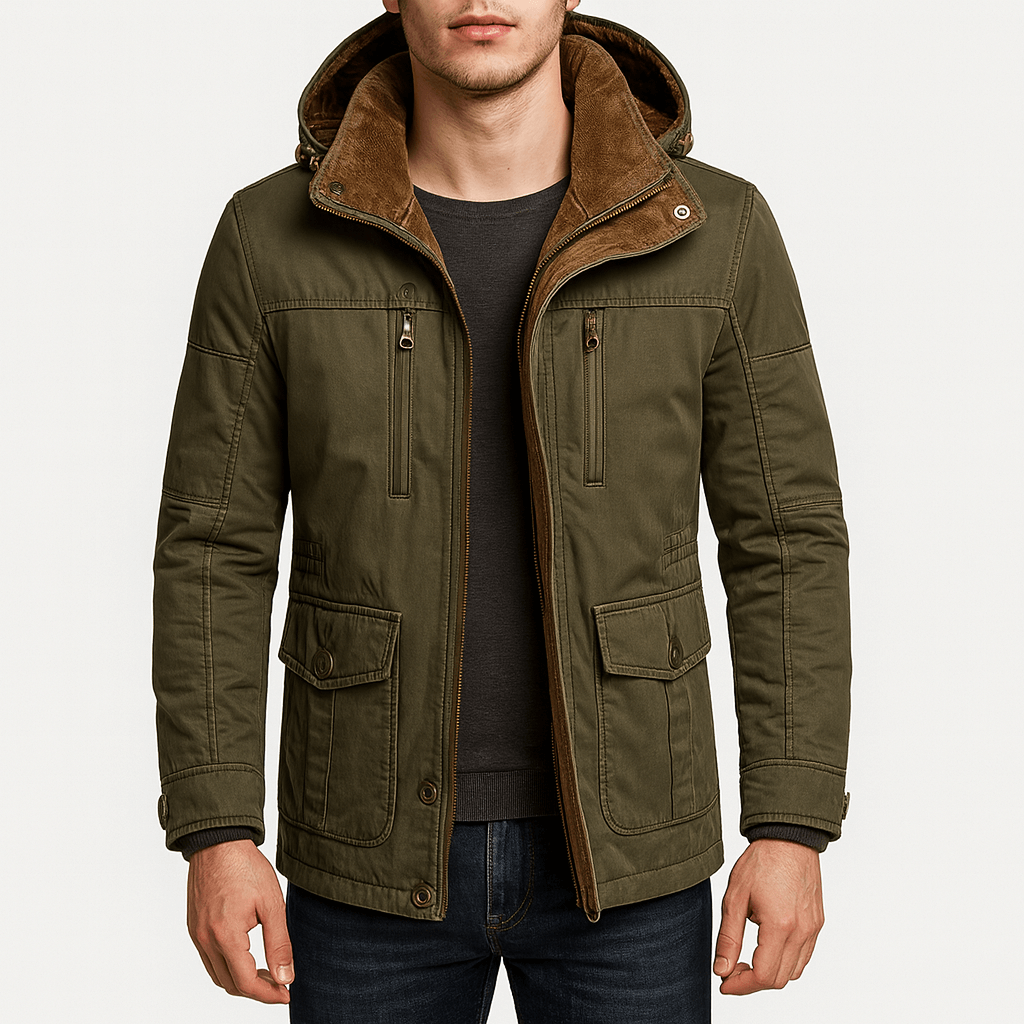 Doudoune Homme à Capuche Imperméable